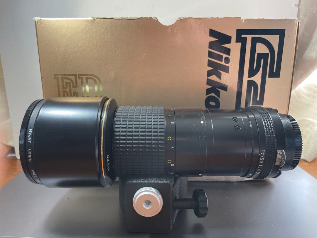 Nikon NIKKOR*ED 300mm F4.5 フィルター 箱 ポーチ