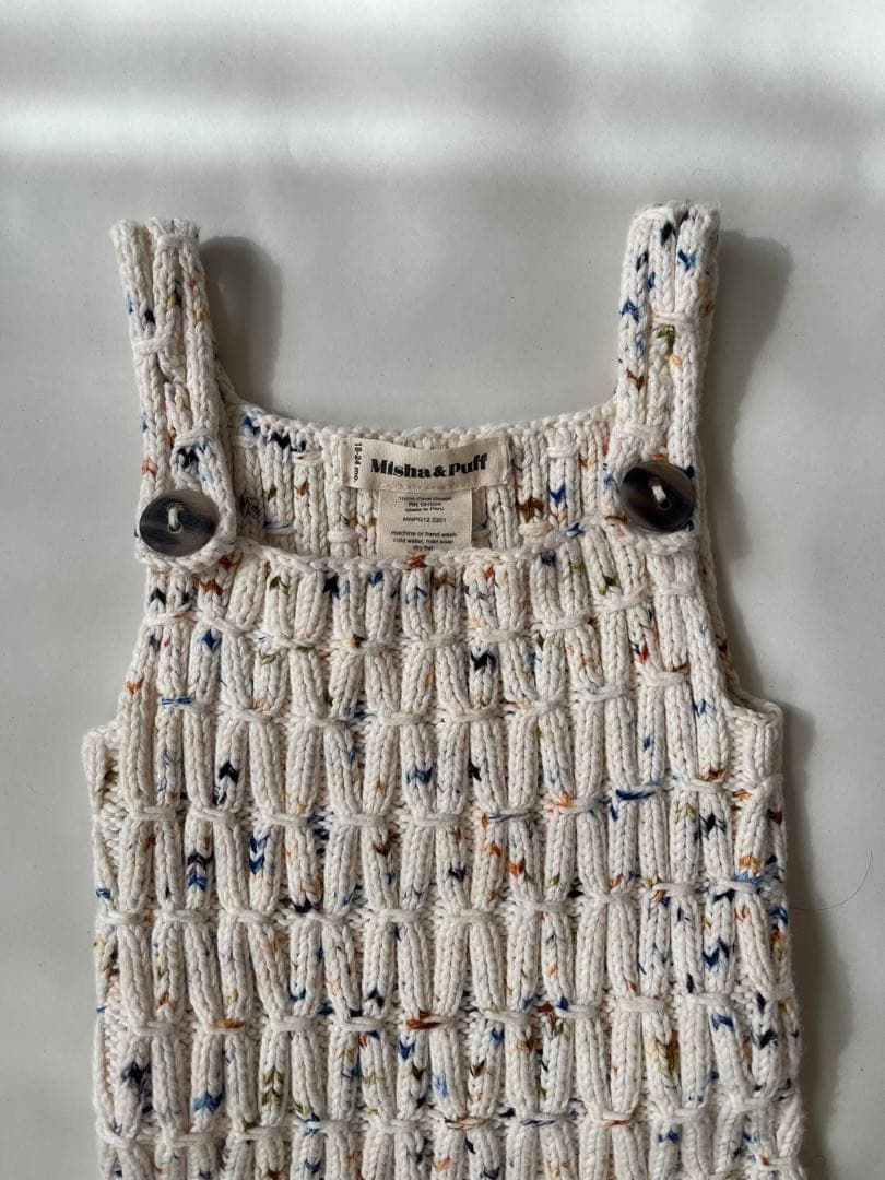 Misha & Puff フリル付きロンパース 18-24m コンフェッティ