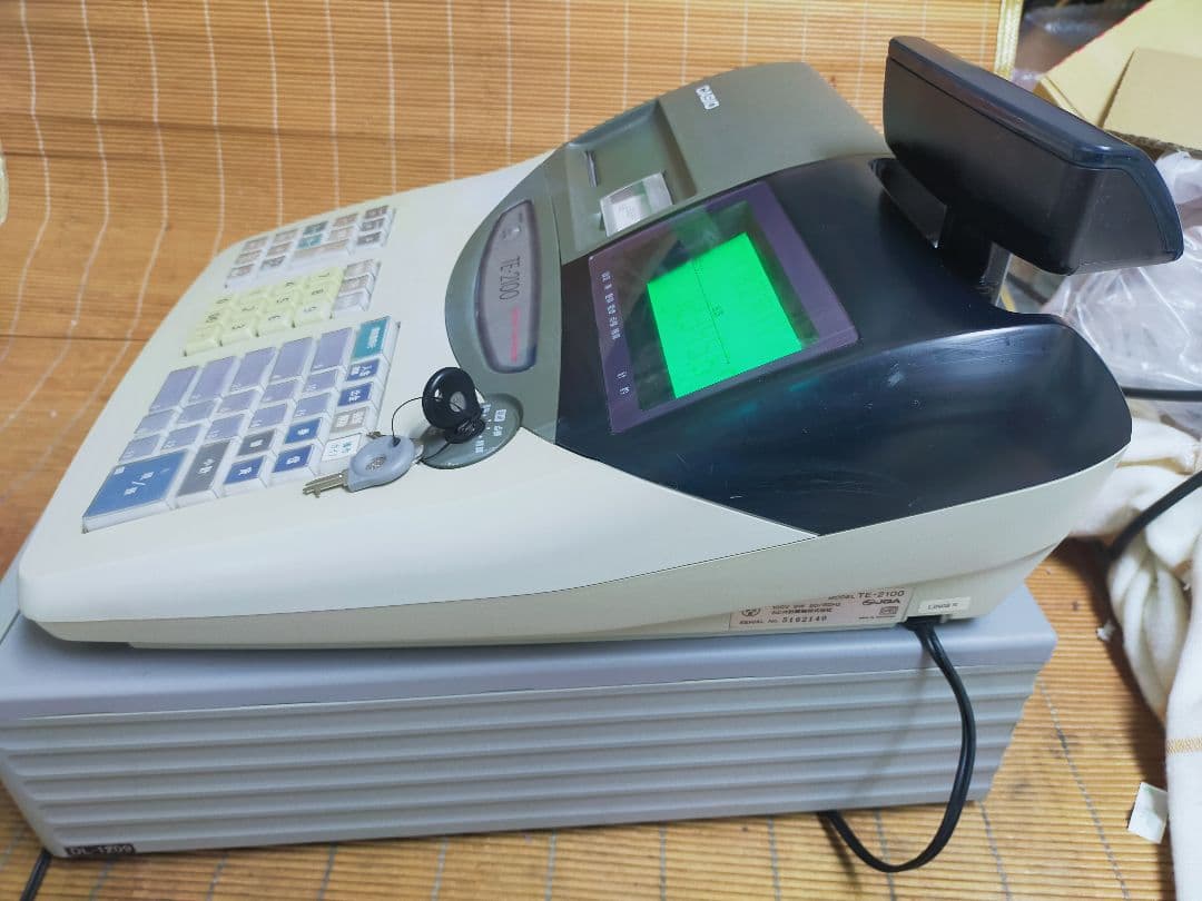 カシオレジスター　TE-2100　フル設定無料　長期使用可能　210000