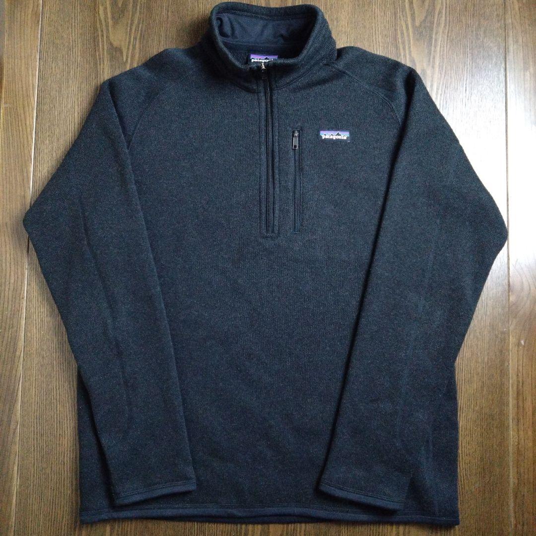 【パタゴニア】ベター・セーター・1/4ジップ L ブラック系カラー