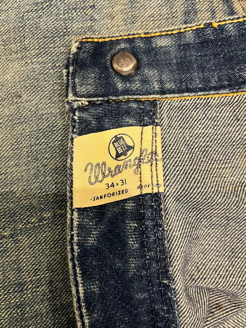 【Wrangler】60s 11MWZ デニムパンツw34 L31 ラングラー