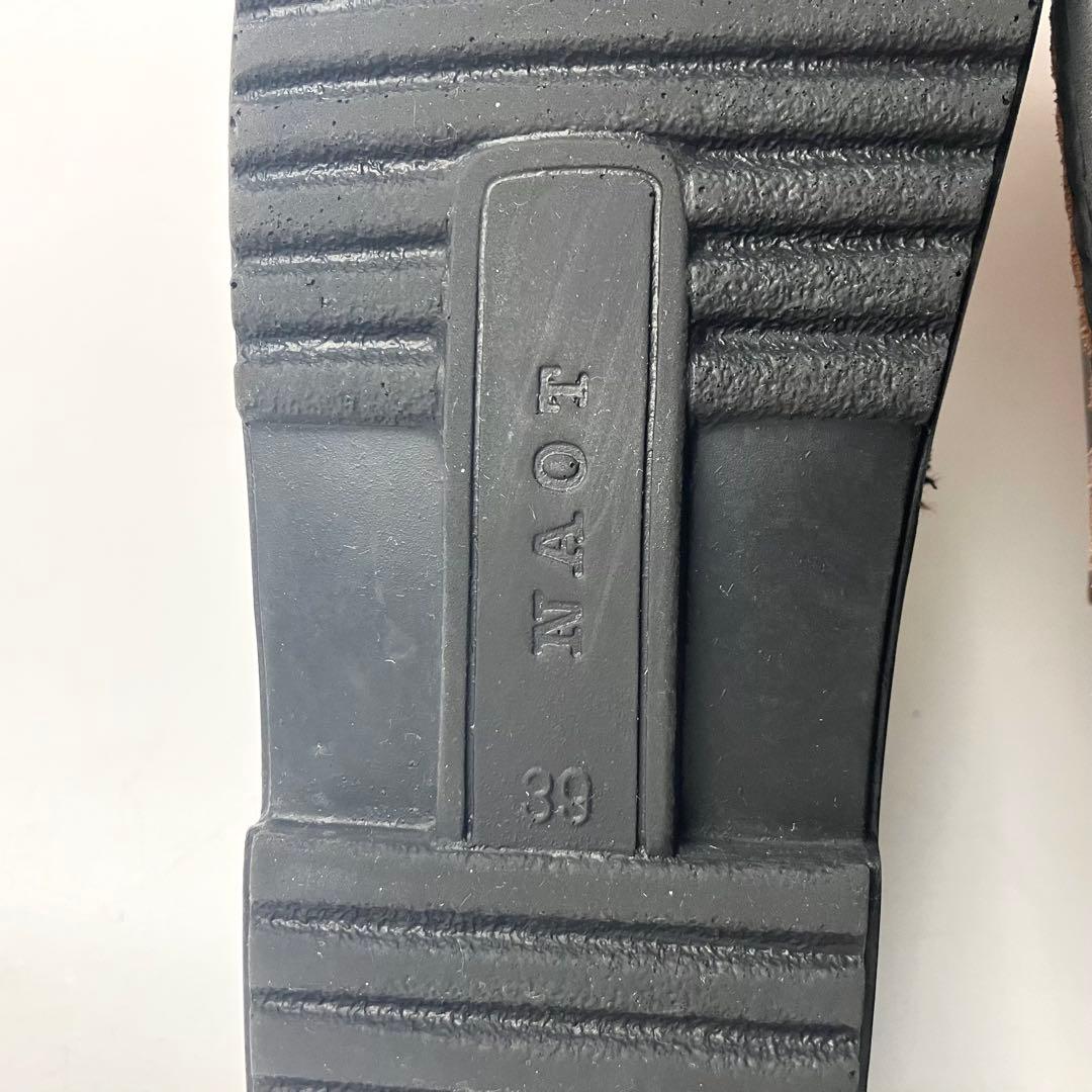 【美品】NAOT CLARA クララ　サイドジップ　コンフォートシューズ　39