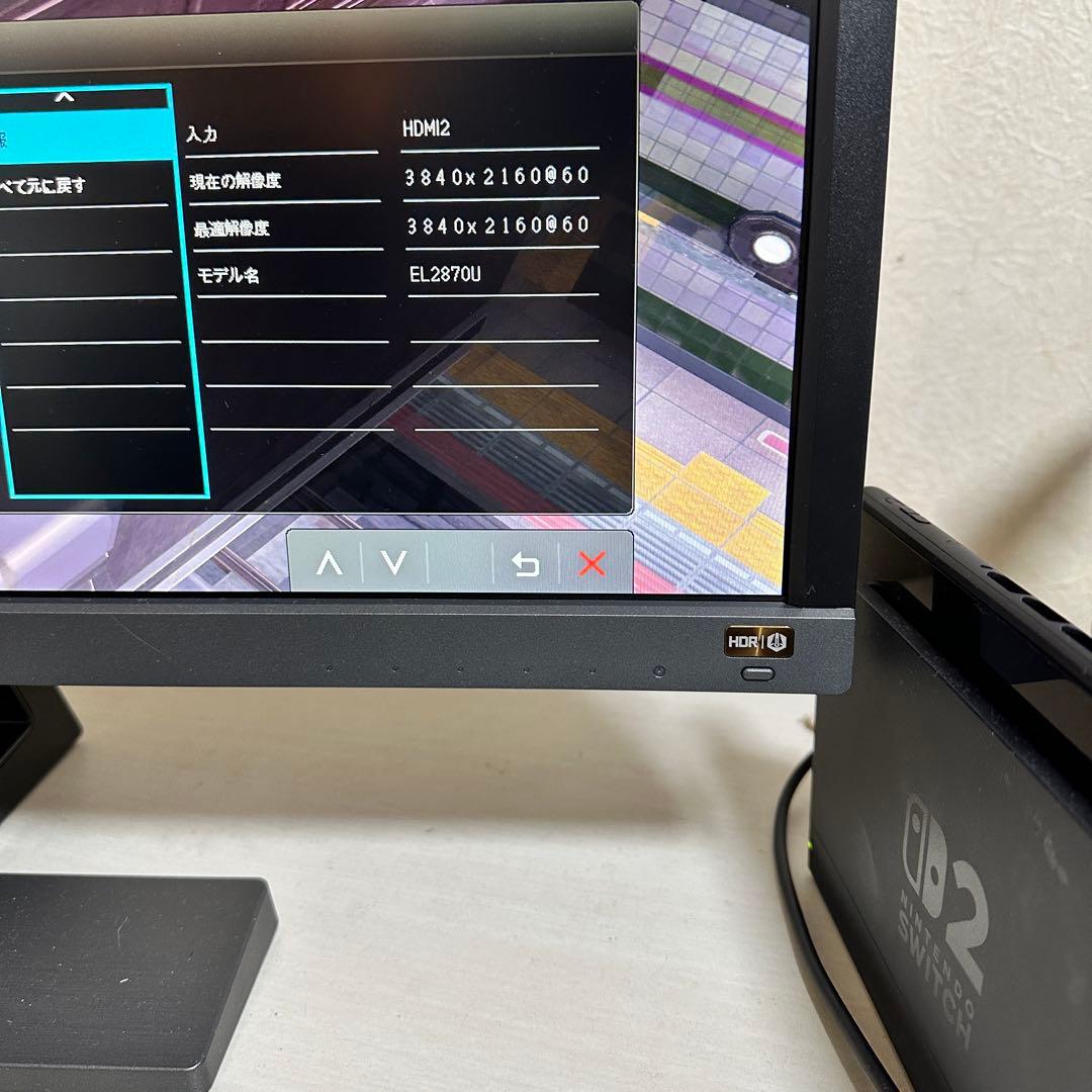 BenQ ４K 28インチ ゲーミングモニター