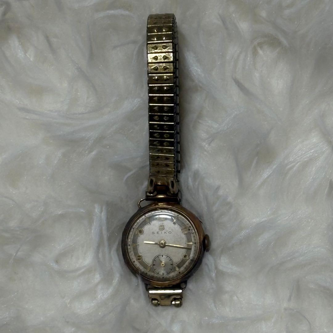 SEIKO 自動巻き金腕時計 レディース K18