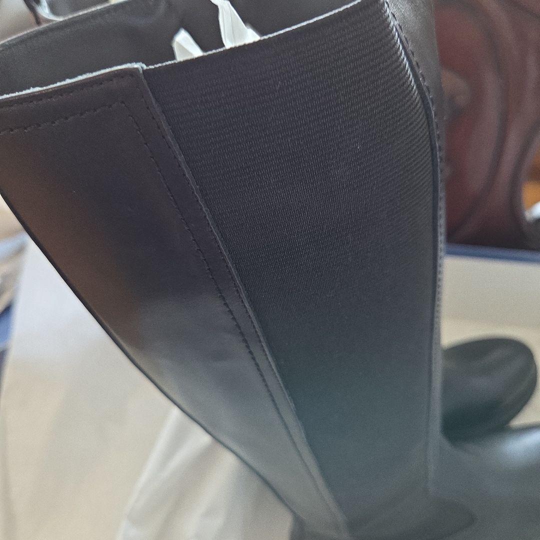 新品 NAPOLEONI ブラック ロングブーツ 38