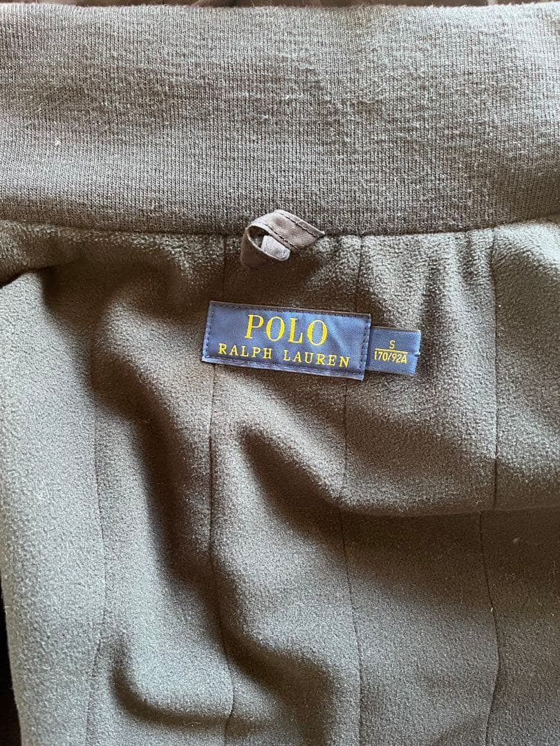POLO RALPH LAUREN ブラック インナーフリース　ブルゾン s