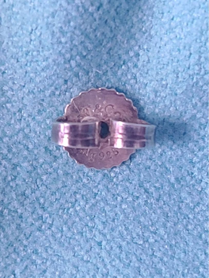 ティファニー Tバー ピアス シルバー 925