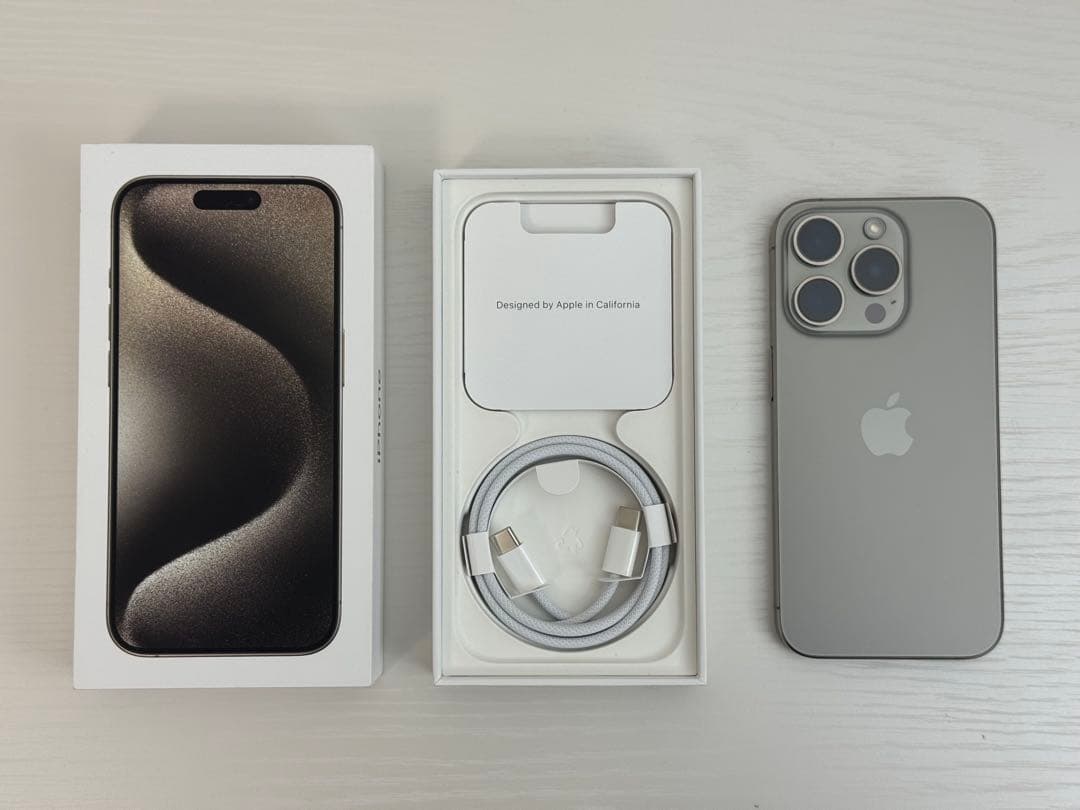 iPhone15Pro 512GB 　SIMフリー残82% ナチュラルチタニウム