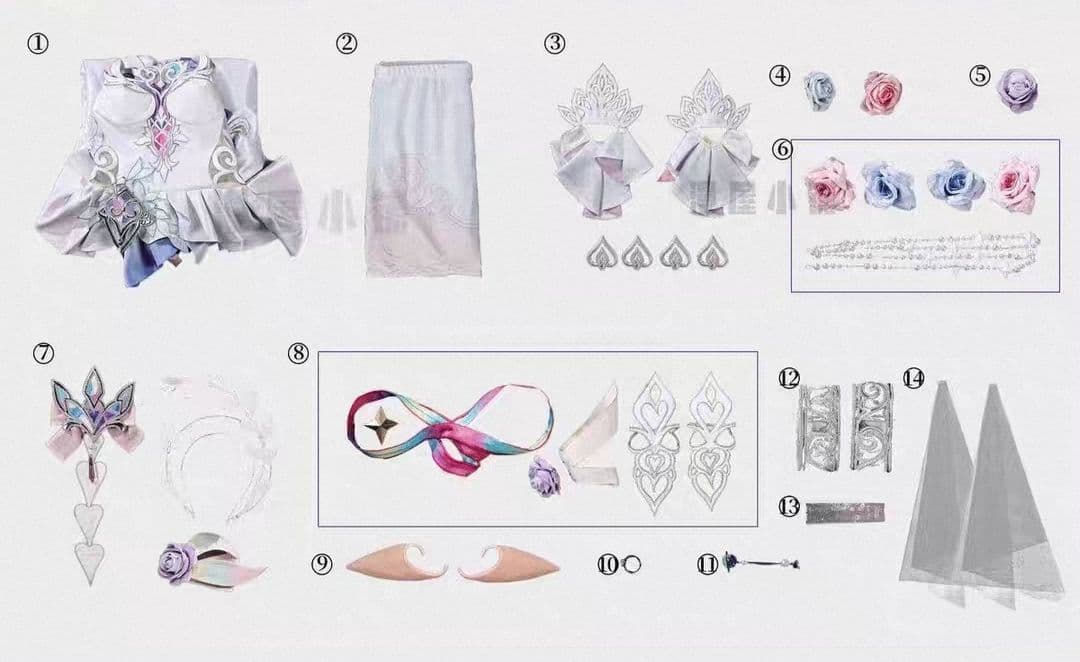 即発送　崩壊スターレイル　キュレネ　三分妄想製ウィッグ付　コスプレ衣装