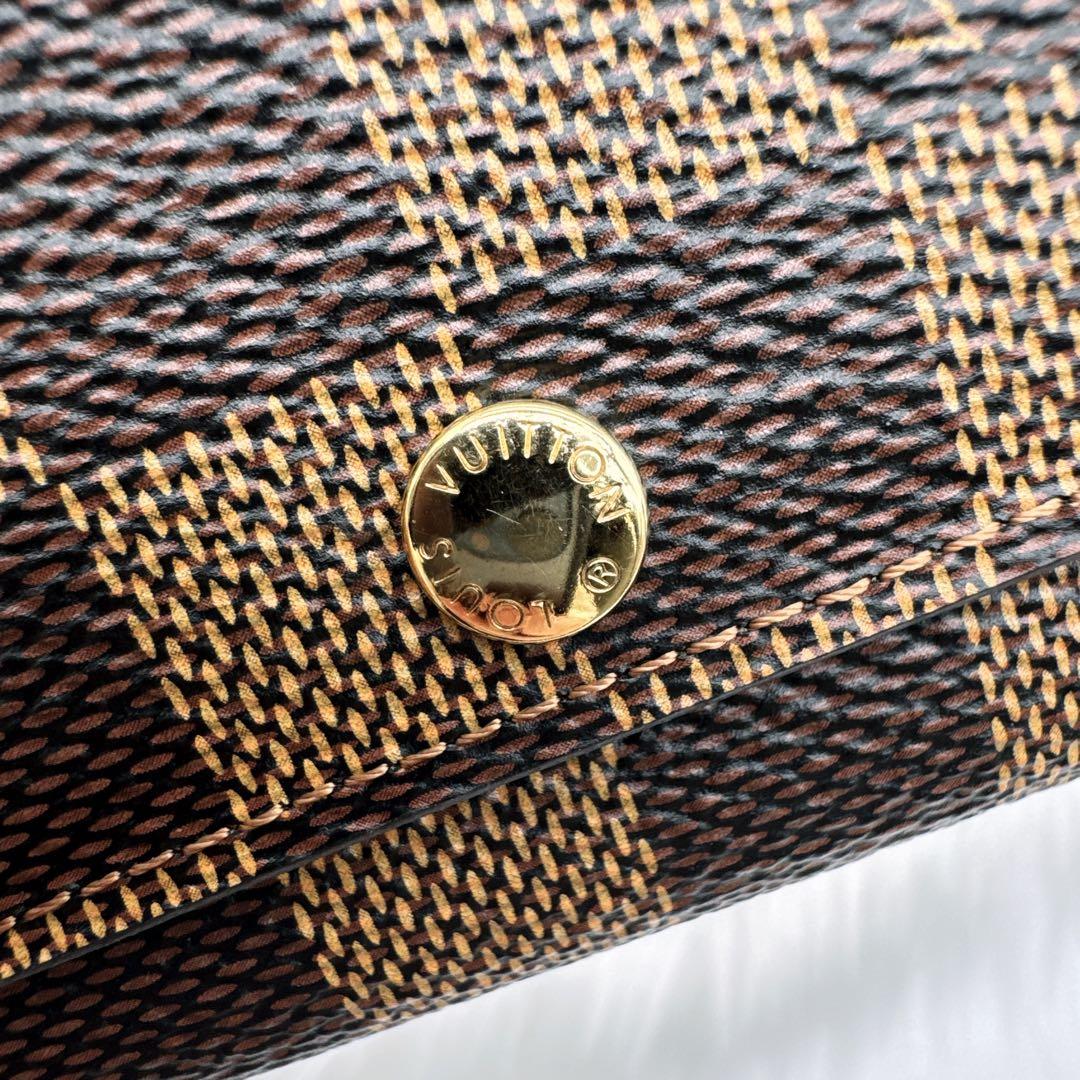 ルイヴィトン ダミエ ミュルティクレ6 6連キーケース ブラウン