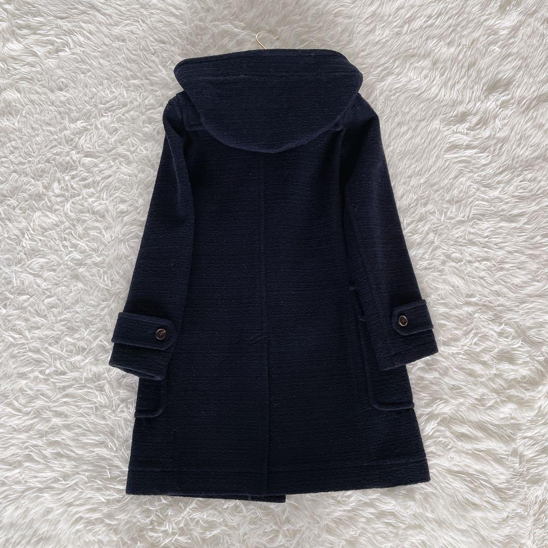 【マッキントッシュロンドン】ダッフルコート フード 38 M ネイビー 紺