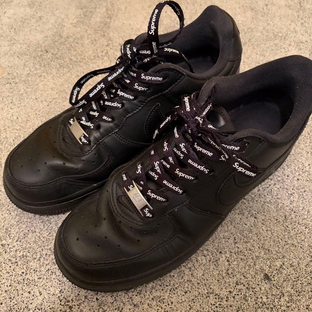 Supreme Nike Air Force 1 ブラック　25cm