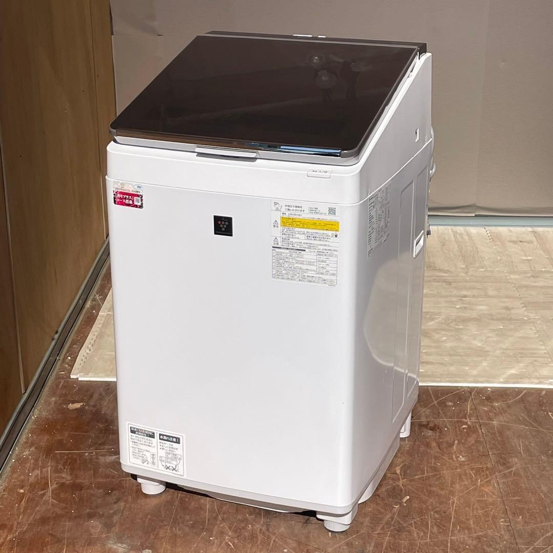 送料設置無料　SHARP 洗濯機　乾燥付　10/5kg 20年製