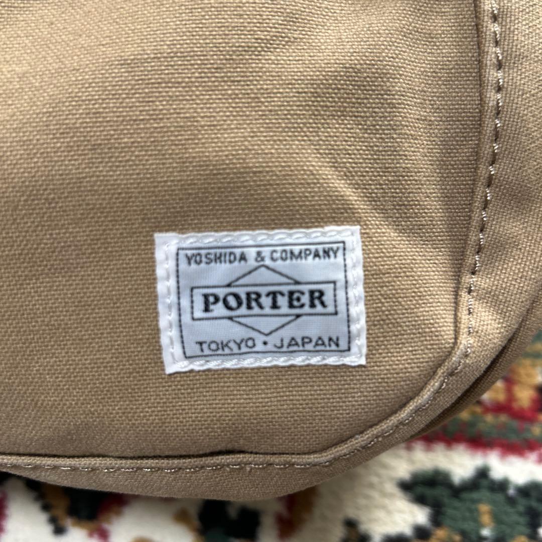 PORTER BEAT ショルダーバッグ ベージュ 大容量