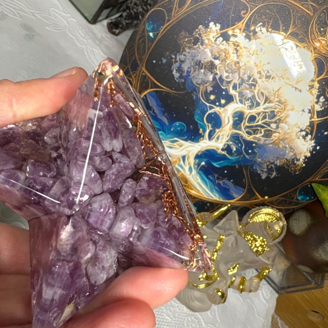 オルゴナイト マカバスター 大 レピロドライトシリカ