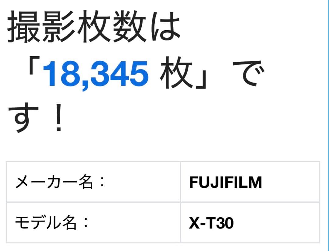 Fujifilm X-T30 ミラーレス一眼 シルバー　おまけバッテリー