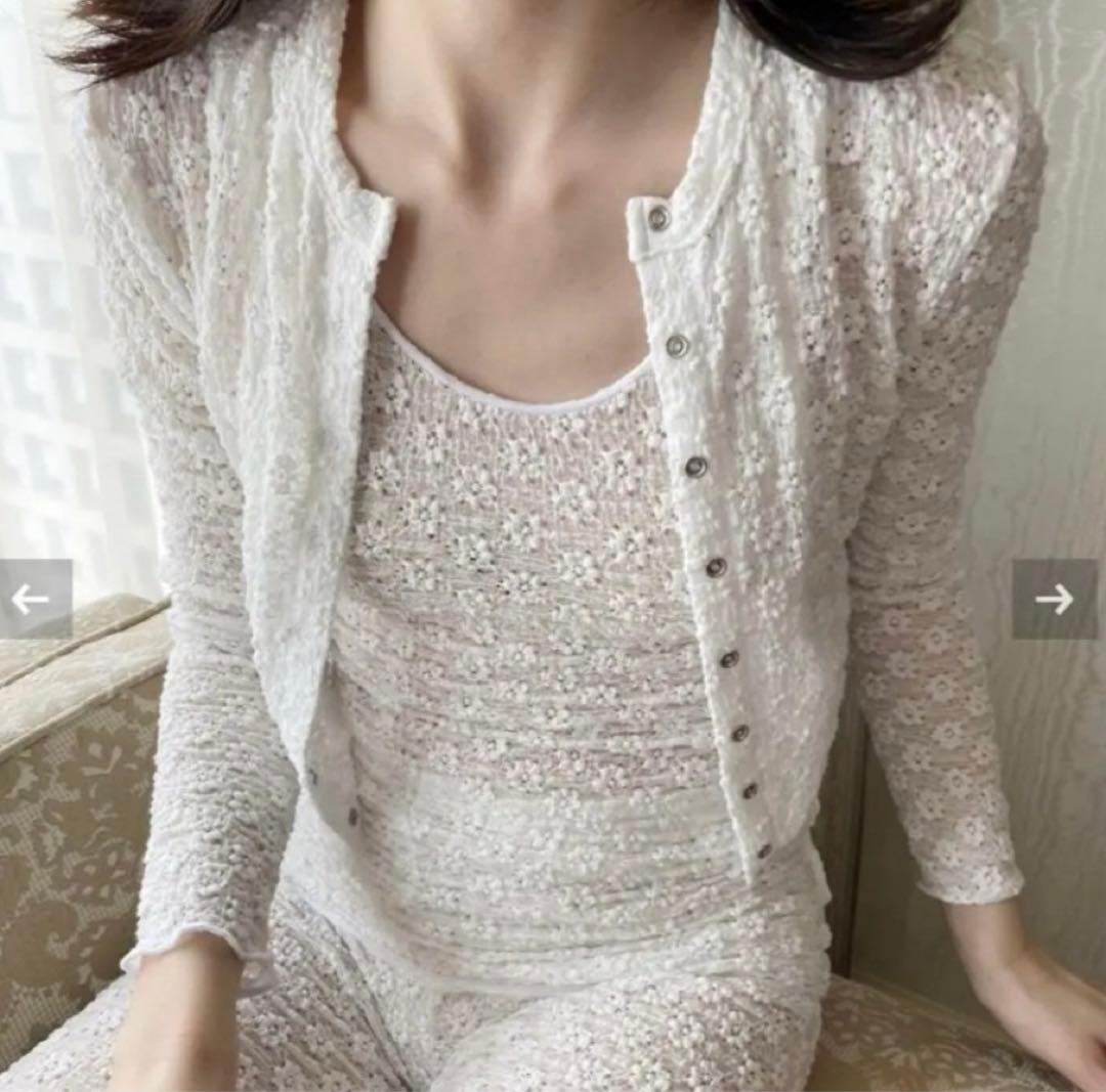 プチルル　レースカーディガン　エディットフォールル
