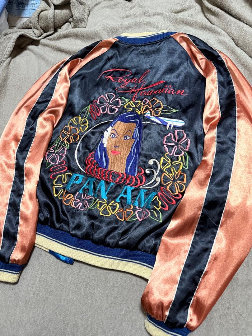 ２面用 テーラー東洋 虎鷲 Hawaii 日本限定版 スカジャン vintage