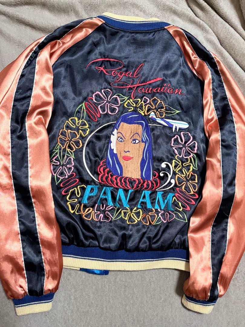 ２面用 テーラー東洋 虎鷲 Hawaii 日本限定版 スカジャン vintage