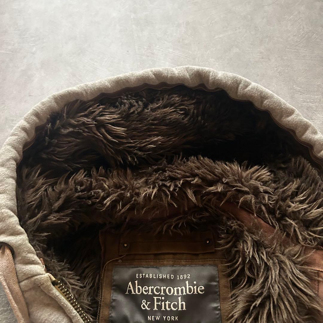 トップス Abercrombie & Fitch grunge parka gray