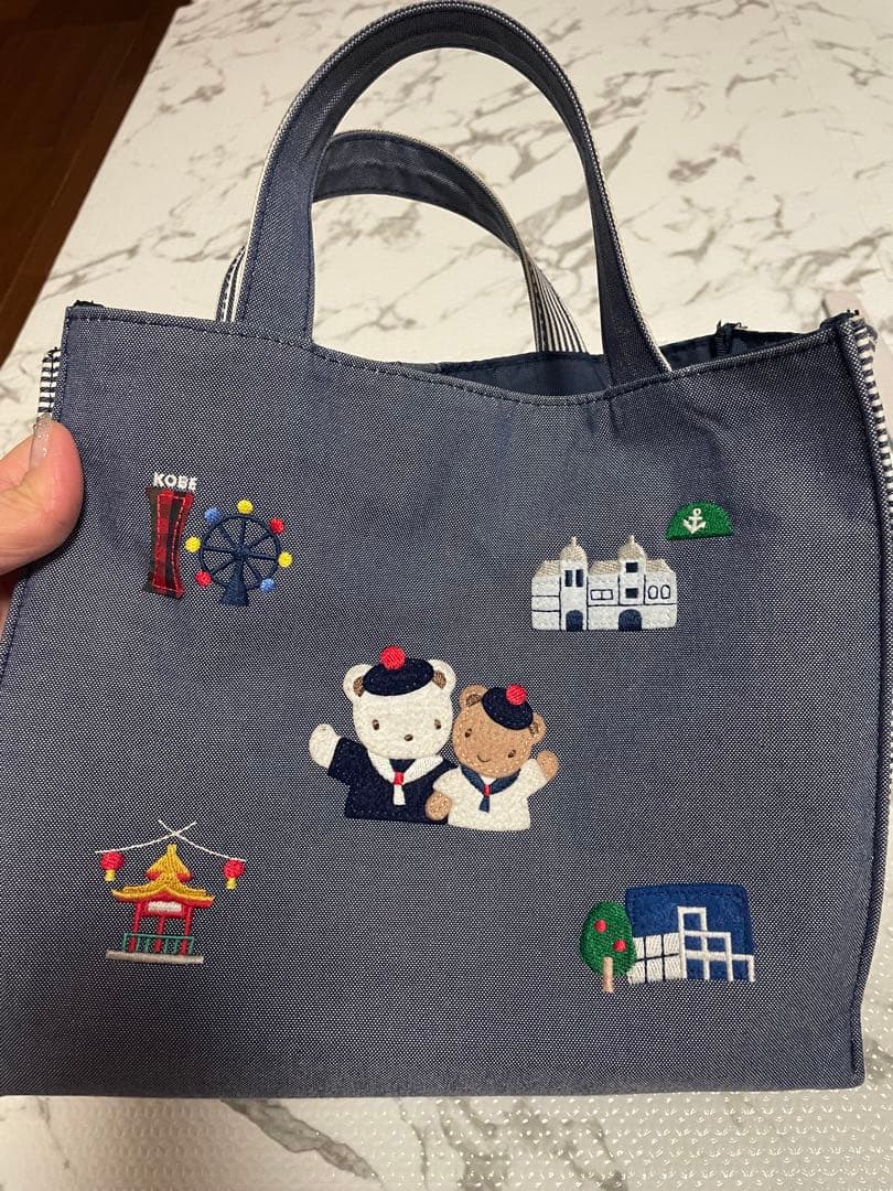 ファミリア 非売品 バッグとポーチ ふるさと納税 デニムバ