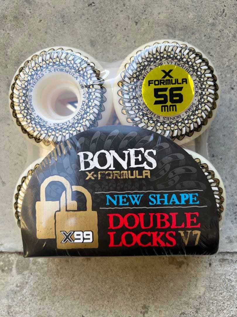 スケートボード Bones X-formula Double Locks 56mm
