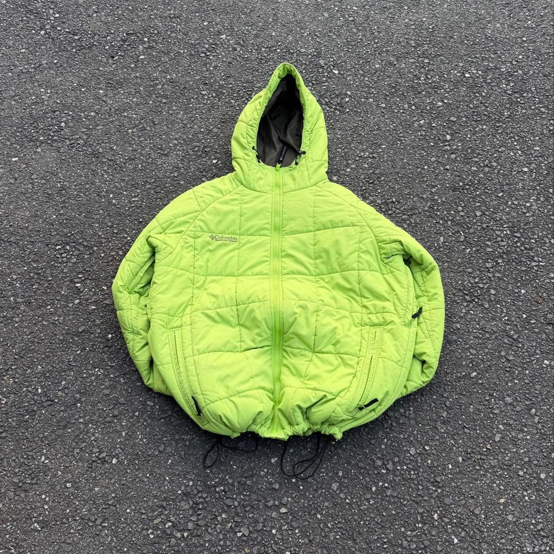 渡*匠様 コロンビア hooded puffer jacket テック グリーン