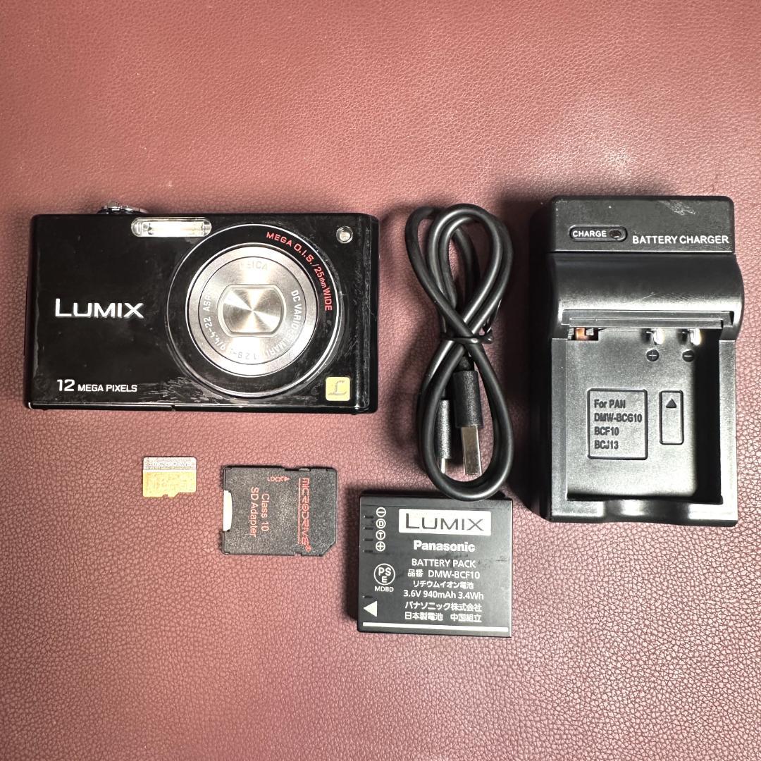 Panasonic LUMIX DMC-FX40 ブラック SD16GBカード付