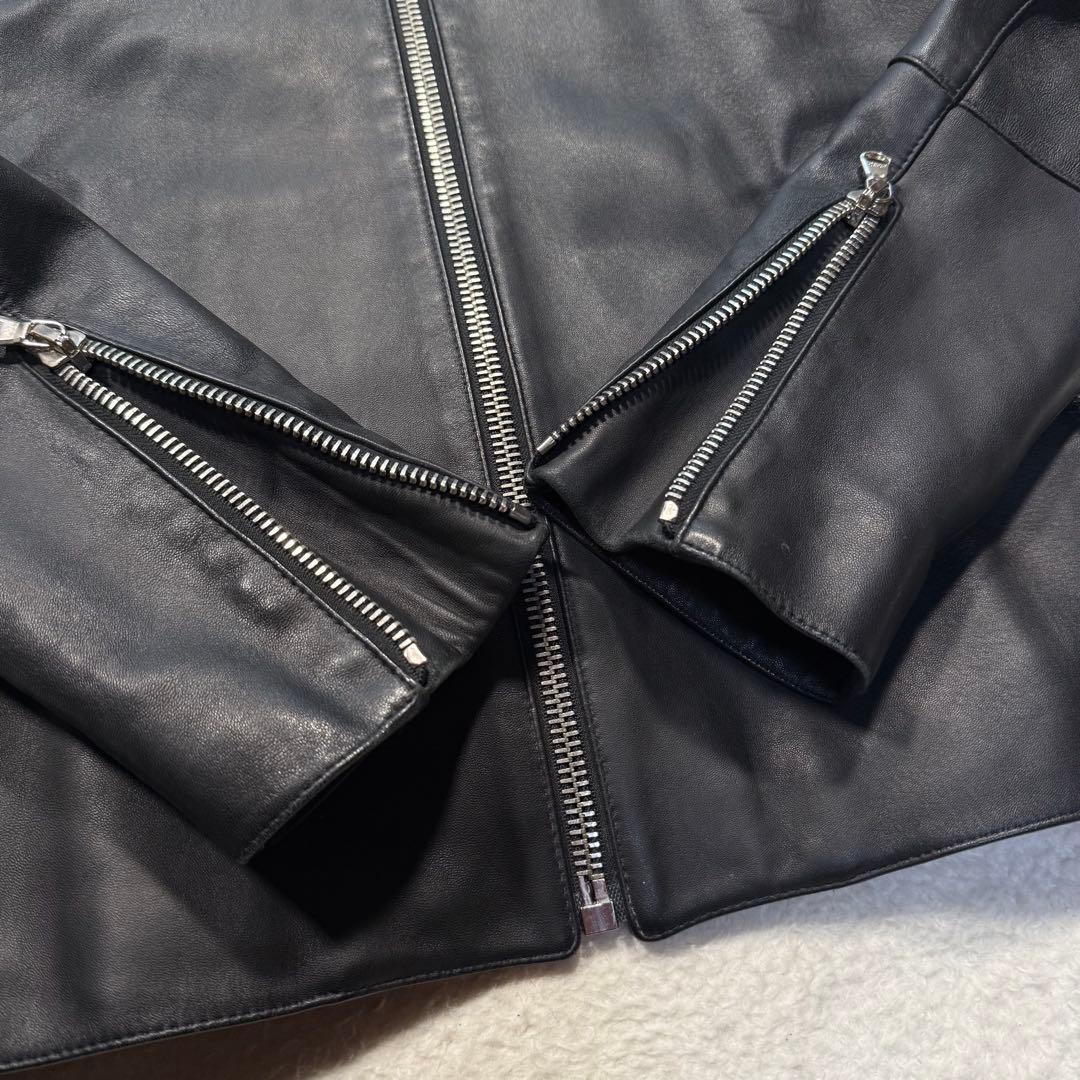 DENIM×tomrrowland別注 シングルライダースジャケット M 羊革