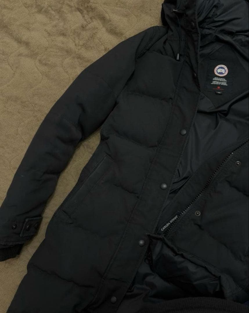   シェルバーンパーカー 黒 M/M カナダグースブラック
