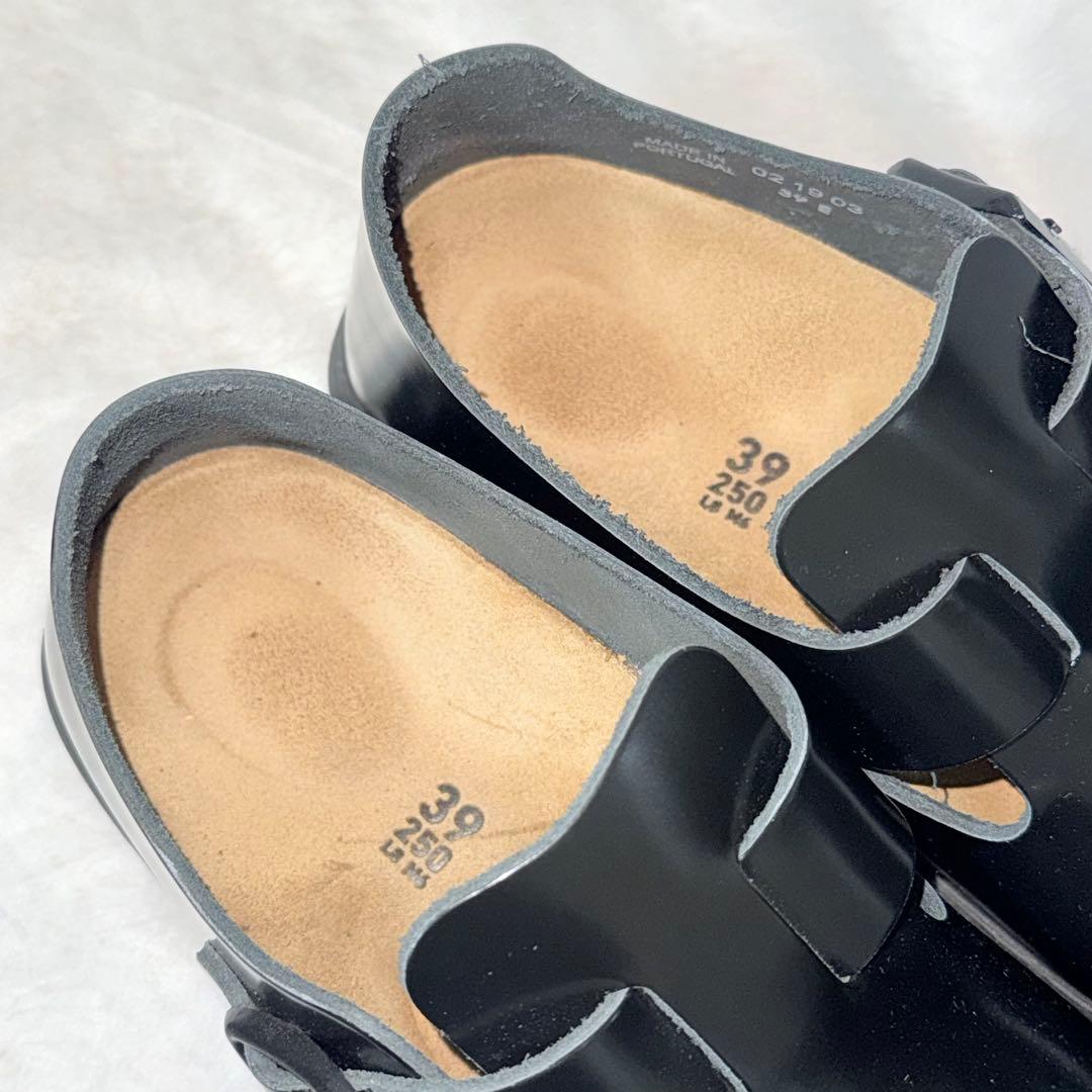 ⭐️未使用品⭐️　ビルケンシュトック　ロンドン　コンフォート　スリッポン　艶有り