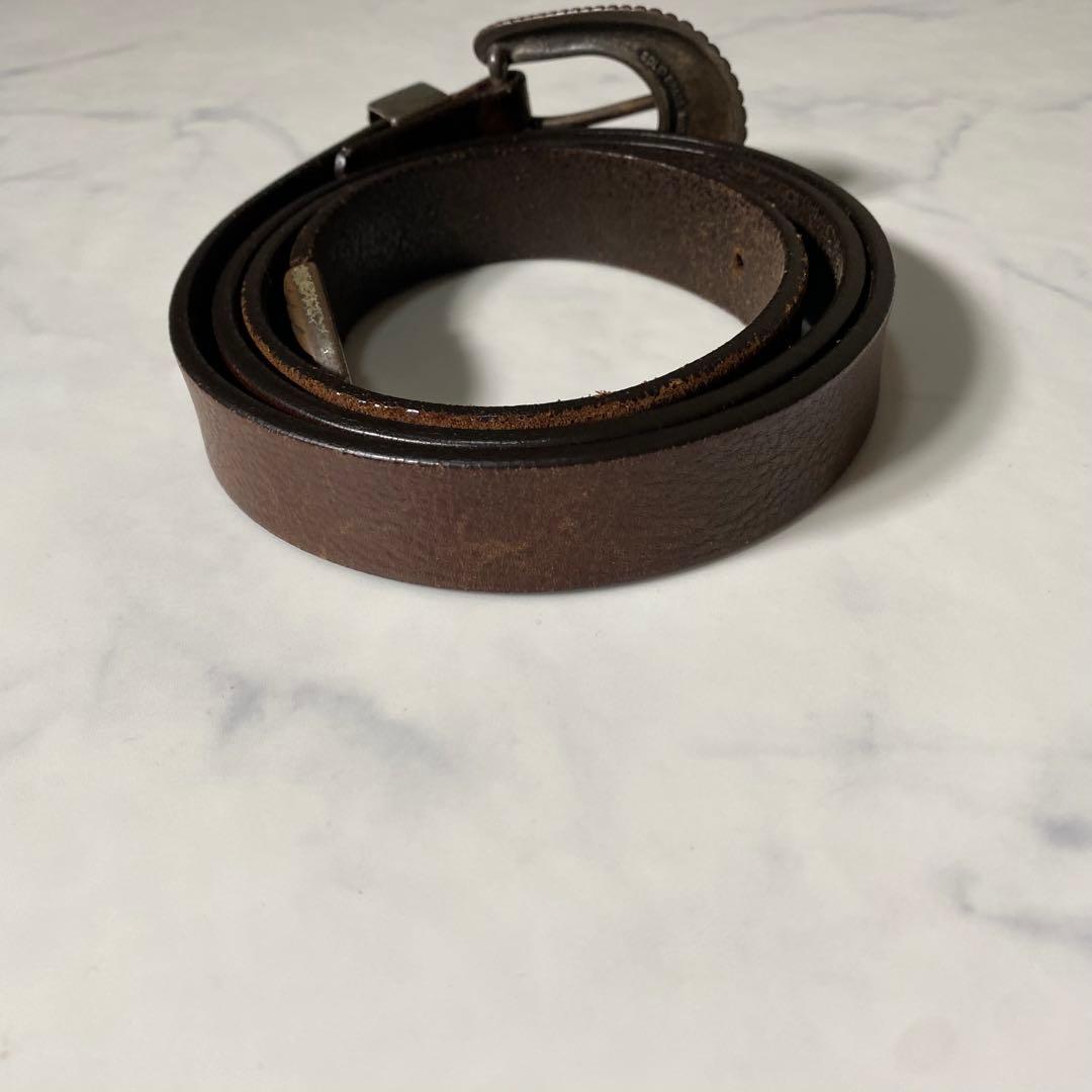 【良品】WILLIAM　ウエスタンベルト　 ビームス エフコラボ　レザー　別注