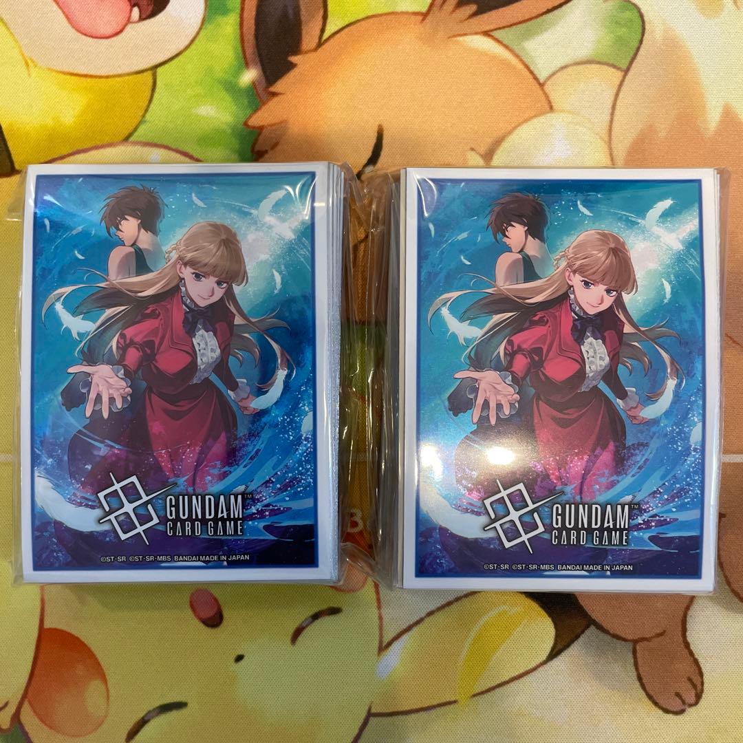 ガンダムカードゲーム プレミアムグッズセット　ガンダムW スリーブ　2個セット