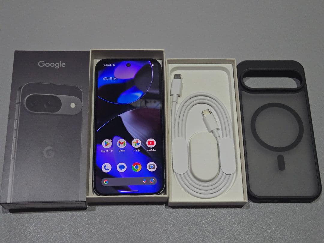 【超美品】Google Pixel 9 128GB ブラック サイクル回数12回