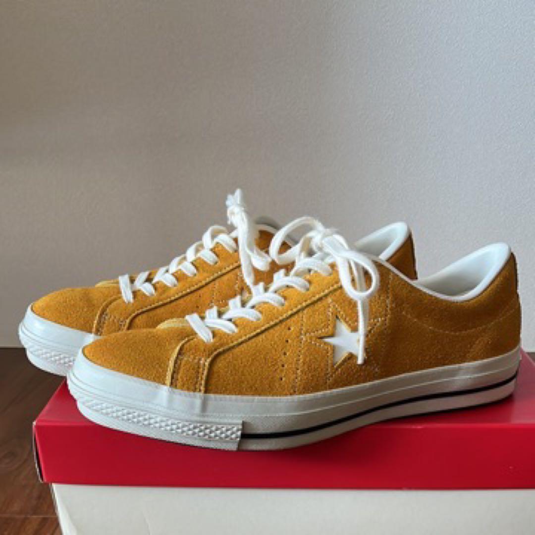 converse one star j suede gold 27㎝