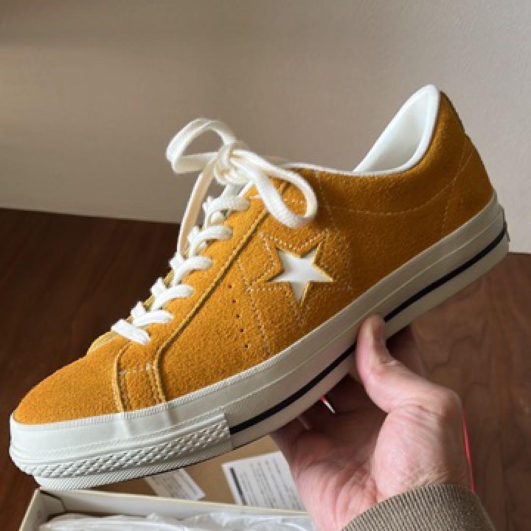 converse one star j suede gold 27㎝