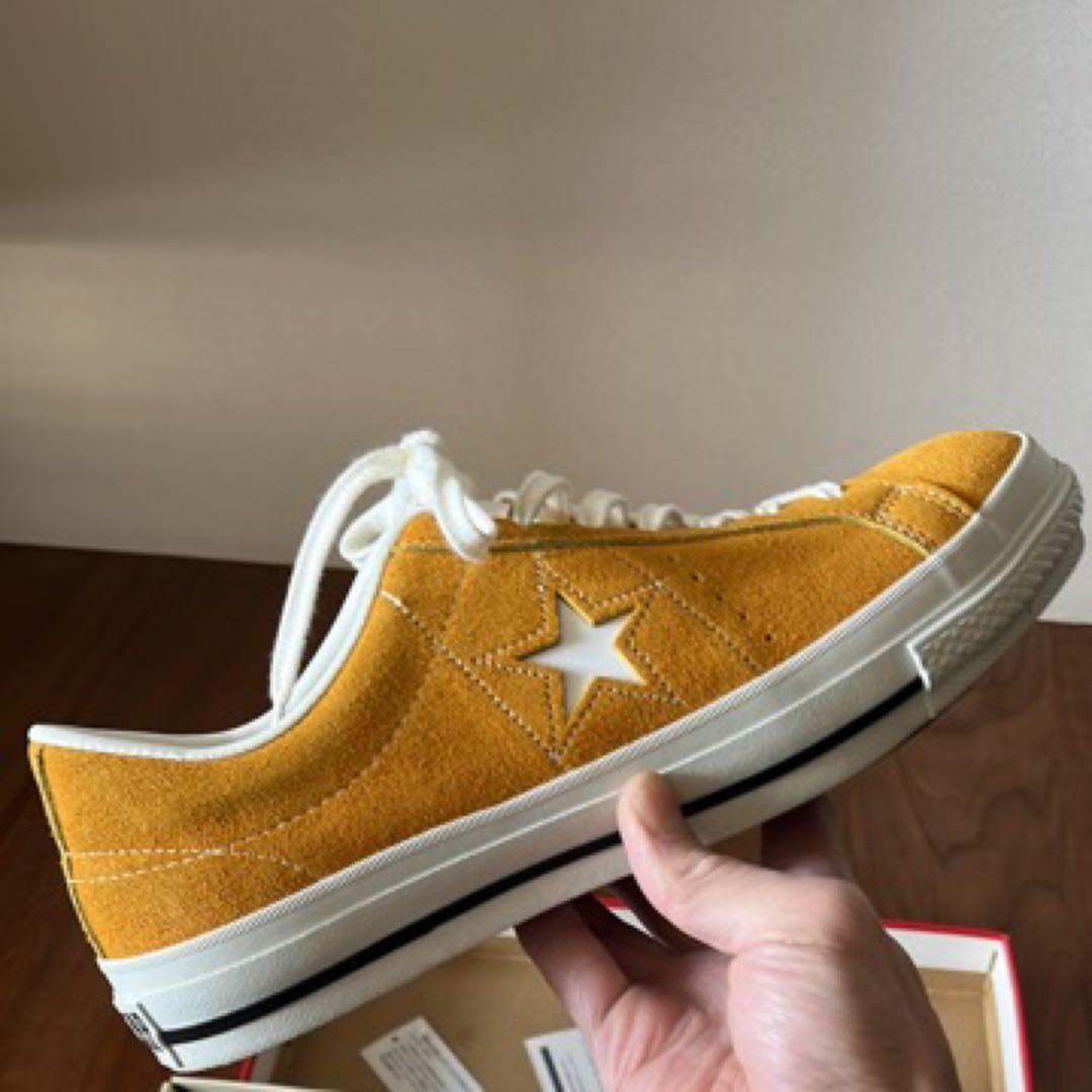 converse one star j suede gold 27㎝