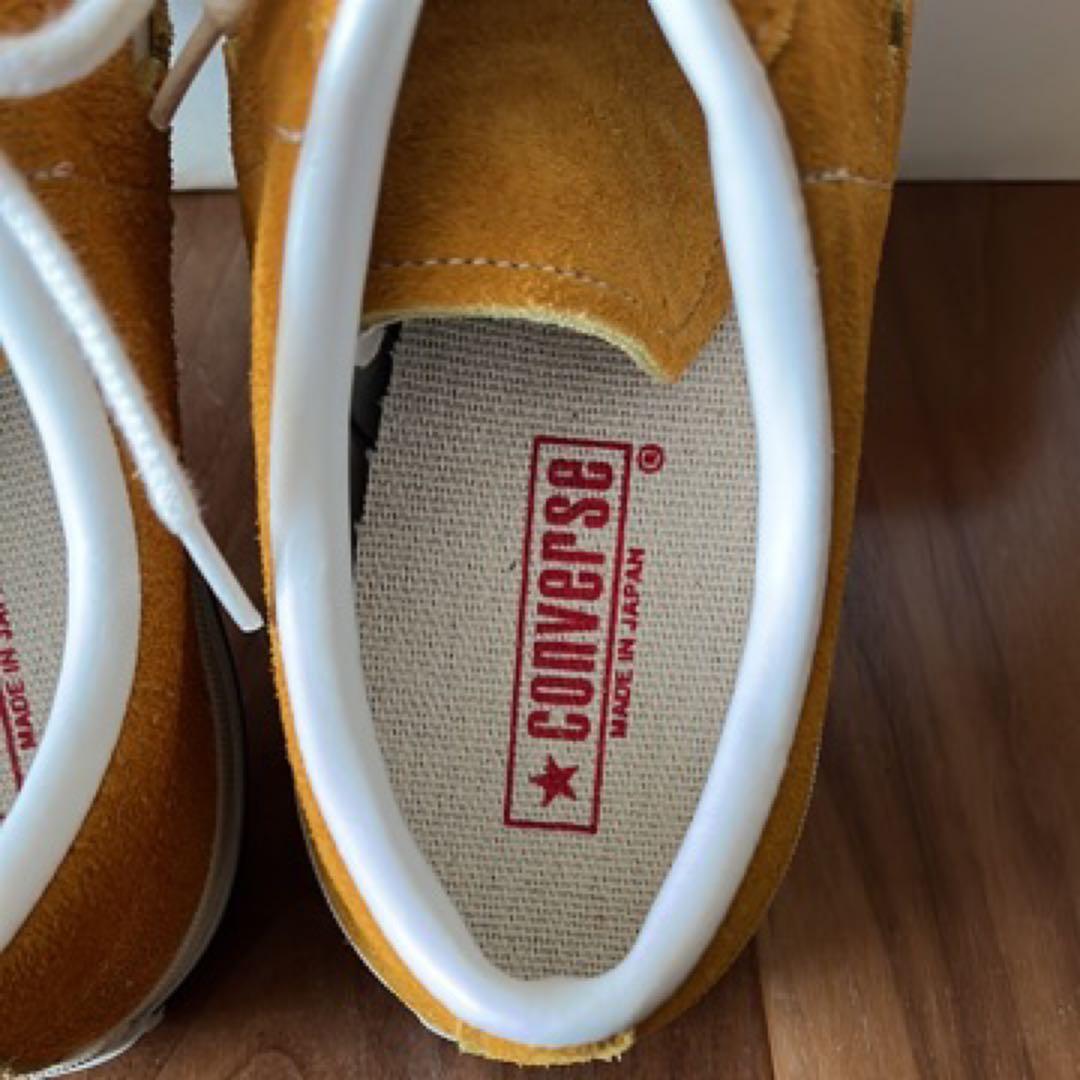 converse one star j suede gold 27㎝