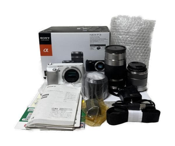 SONY ミラーレス一眼 NEX-F3 ズームレンズキット NEX-F3K-W