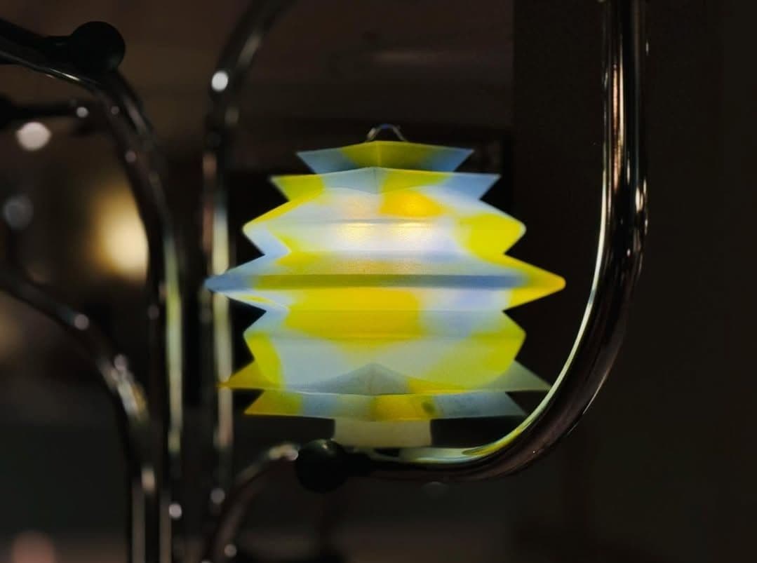 ライト・ランタン T no T Valo shade \"MADARA\" / blue yellow