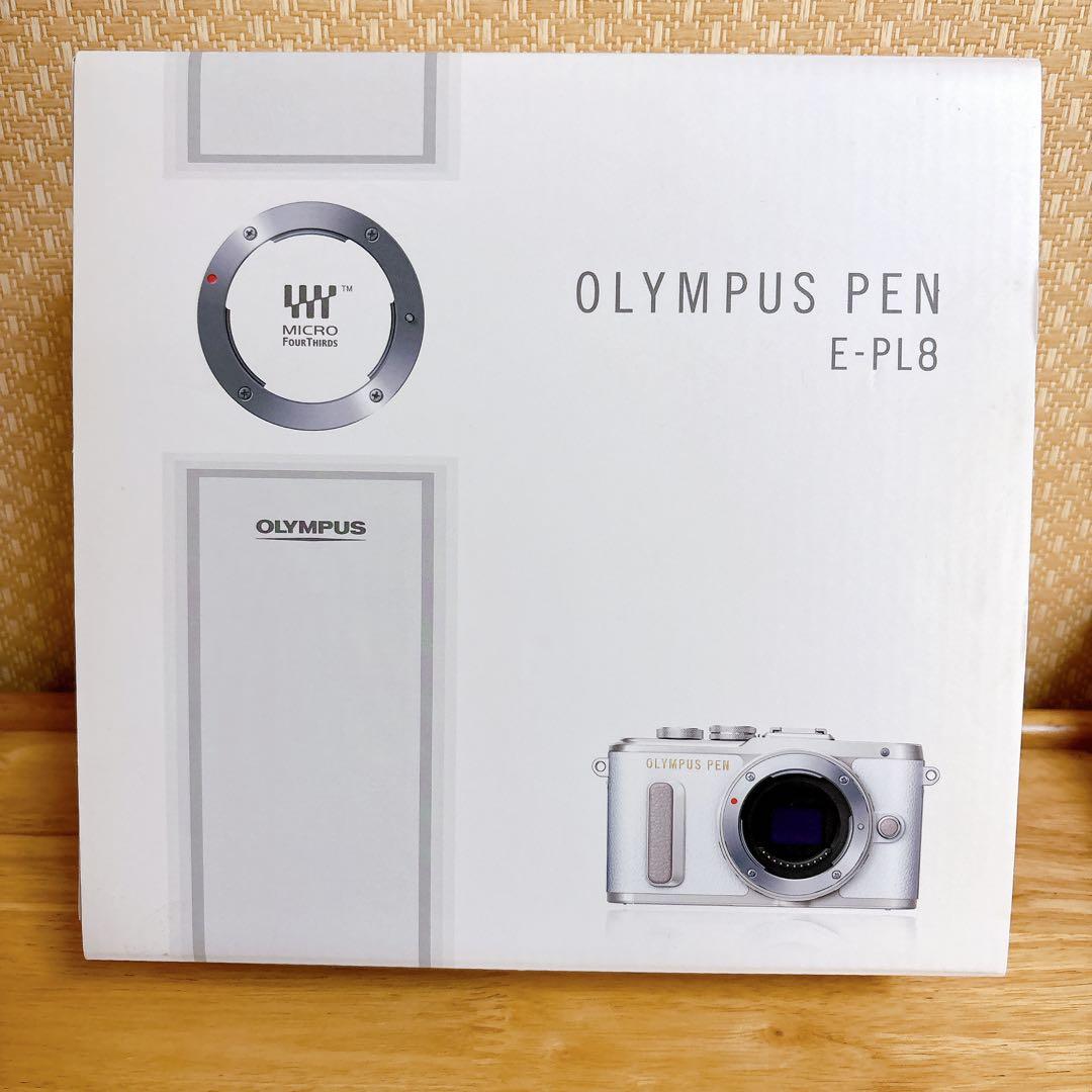 OLYMPUS PEN E-PL8 ミラーレス一眼 本体　レンズ2本付き