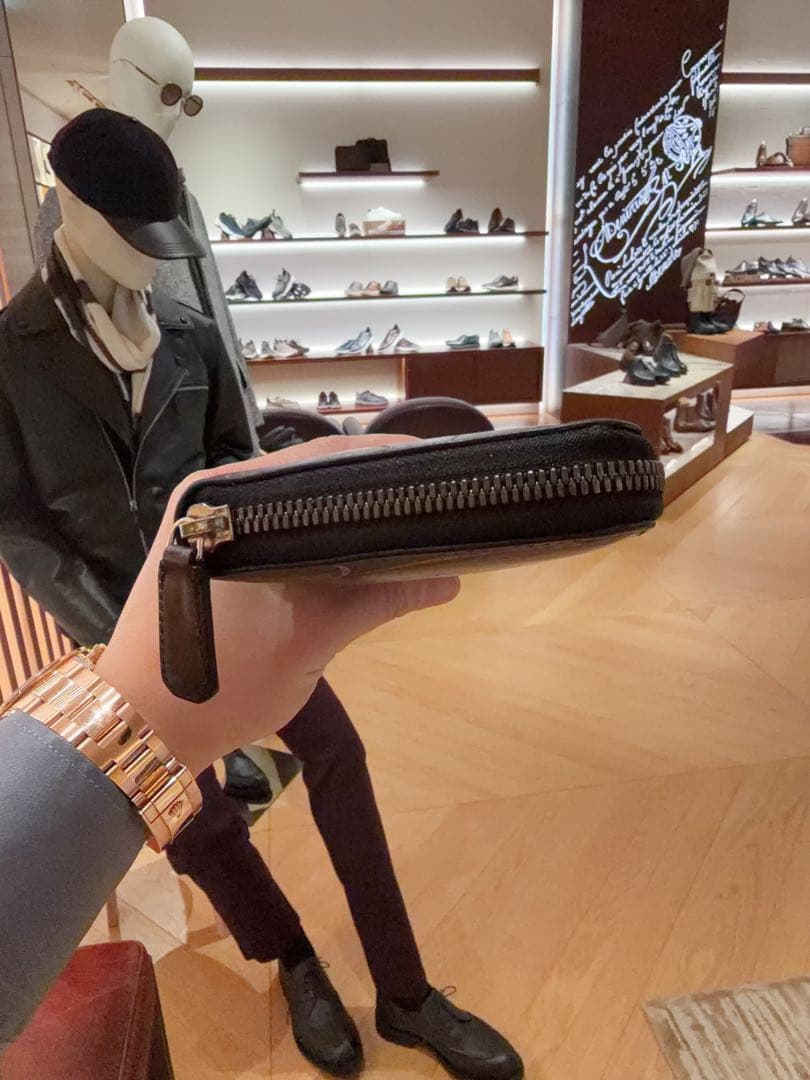 ベルルッティ 長財布 イタウバ ゴールデンパティーヌ Berluti箱付き