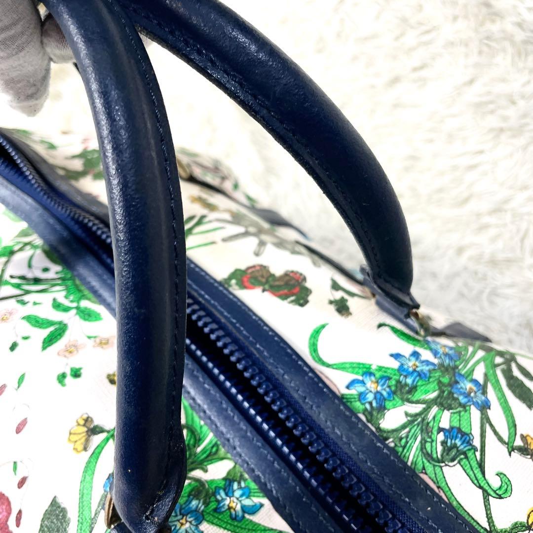 グッチ　GUCCI ボストンバッグ　花柄　大容量　レディース　ハンドバッグ