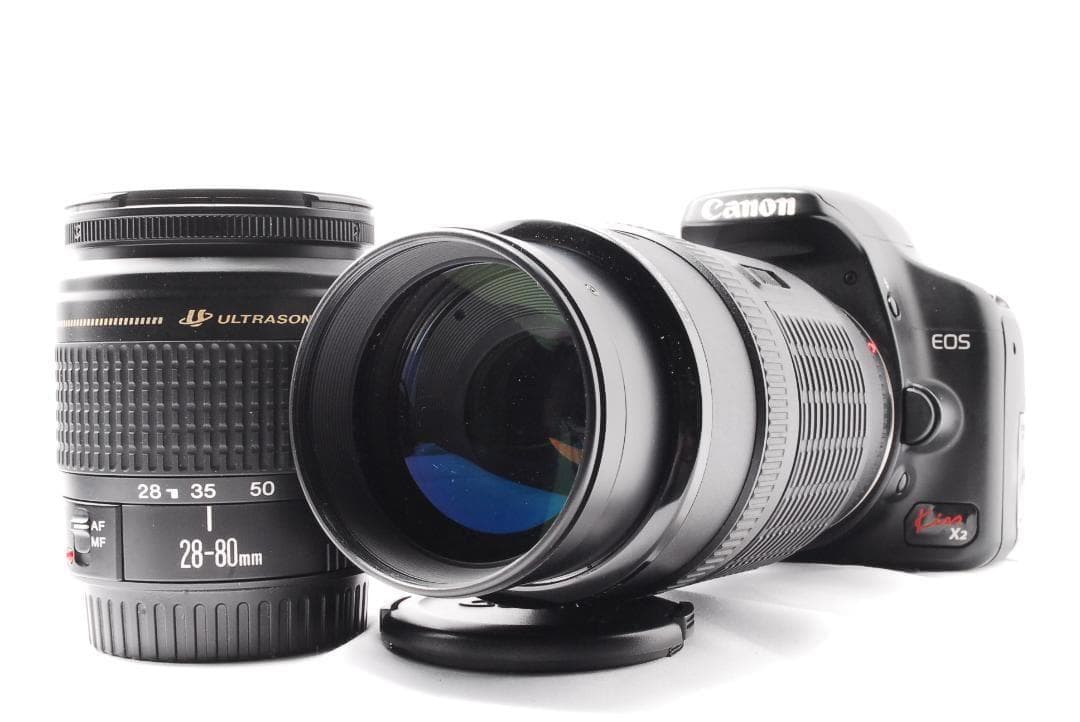 入門機に☆Canon kiss X2☆ダブルレンズセット☆スマホ転送☆一眼レフ