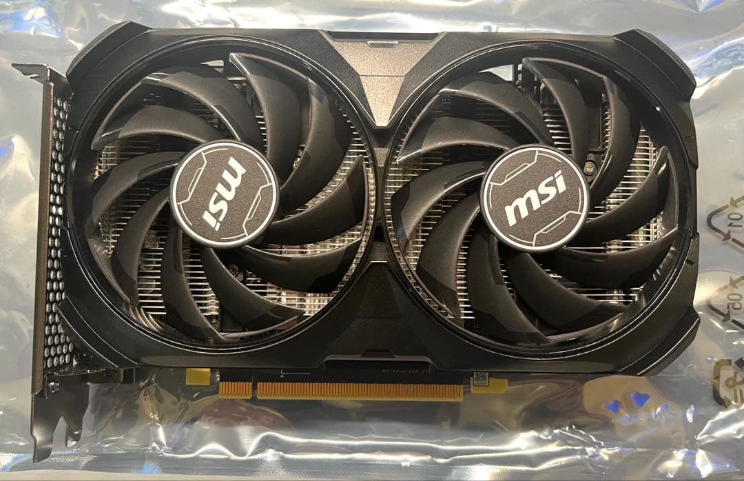 グラフィックボード・グラボ・ビデオカード MSI GEFORCE RTX 4060Ti VENTUS 2X BLACK