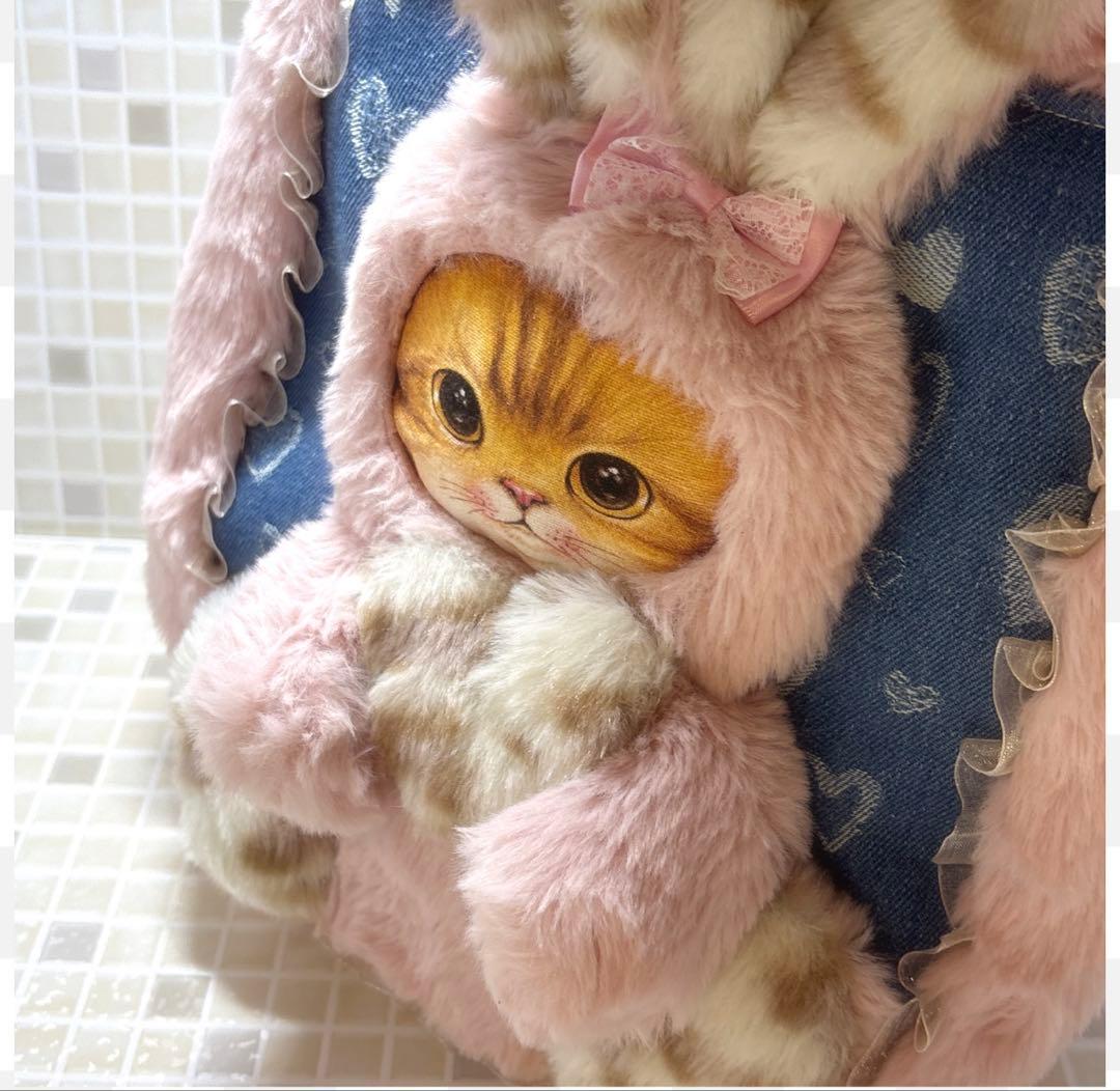 K*8様 コヤンイサムチョン★ふわふわトートバッグ　ピンクうさぎちゃん着ぐるみ