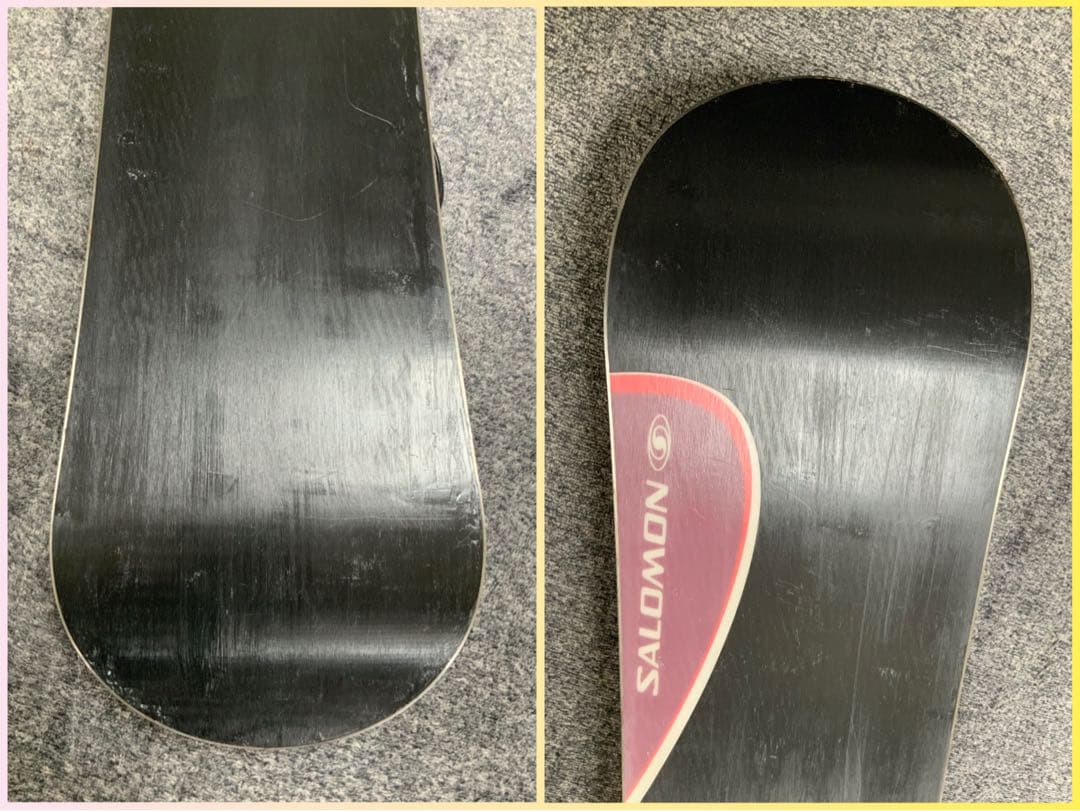 良品　SALOMON スノーボード 144cm バインディング付