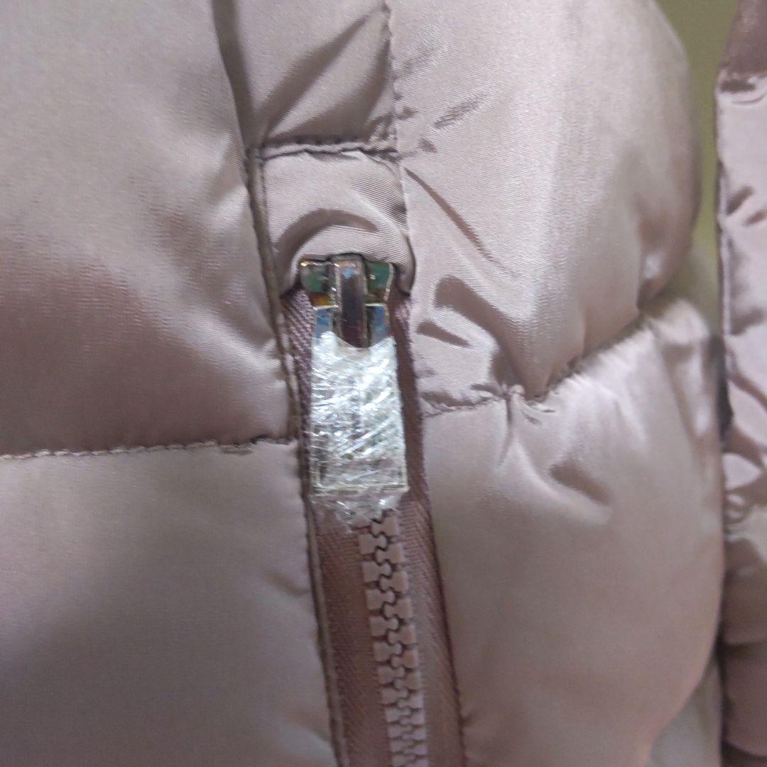 add新品タグ付き高級ロングダウンジャケット たぬきファー取り外し可