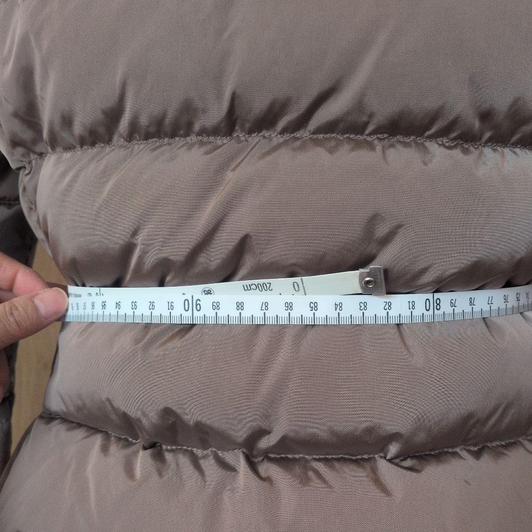 add新品タグ付き高級ロングダウンジャケット たぬきファー取り外し可