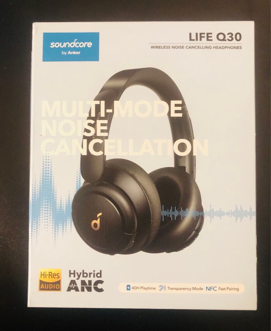 【新品・未開封】Soundcore Life Q30 ワイヤレスヘッドフォン
